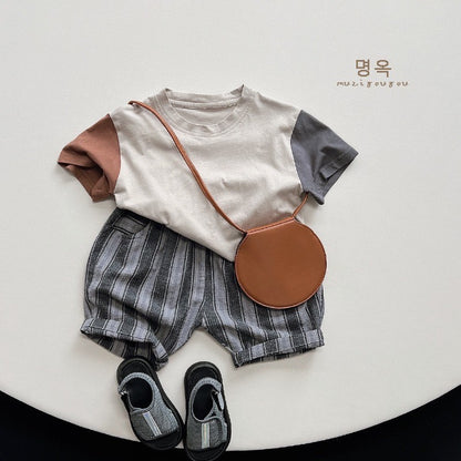 1-5thn | Tshirt Kaos Korea Basic Lengan Pendek Anak Laki-laki Pakaian Bayi MYTT catalog TH