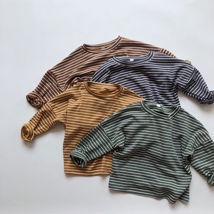 1-5thn | Tshirt Kaos Korea Basic Lengan Panjang Oblong Anak Laki-laki Pakaian Bayi KQHZ catalog KAD