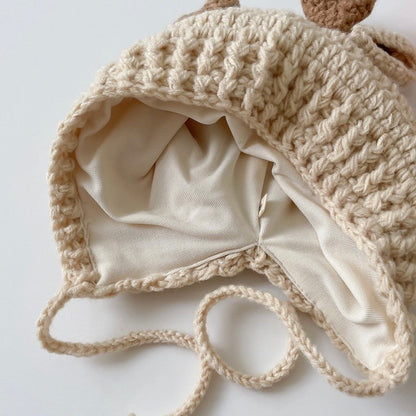 0-2 thn || Topi Bonnet Polos Bayi Newborn Anak Baby Emen Anak Impor Catalog OIMG ODS