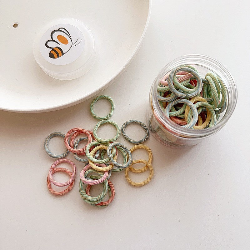 (1 Box) Set Ikat rambut | Pita Karet Rambut | bayi anak import perempuan aksesoris catalog WGEP PE