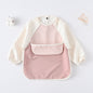 BIB BAYI BAJU BLW LENGAN PANJANG / BABY SILICONE CELEMEK MAKAN MPASI / SLABBER / TATAKAN AIR LIUR DQIN DT catalog