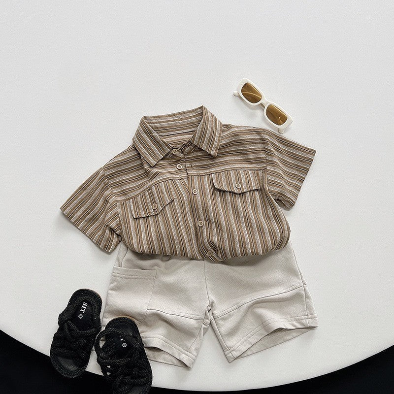 1-5thn | Kemeja Korea Formal Kaos Oversize Anak Laki-laki Pakaian Bayi MYTT catalog TN