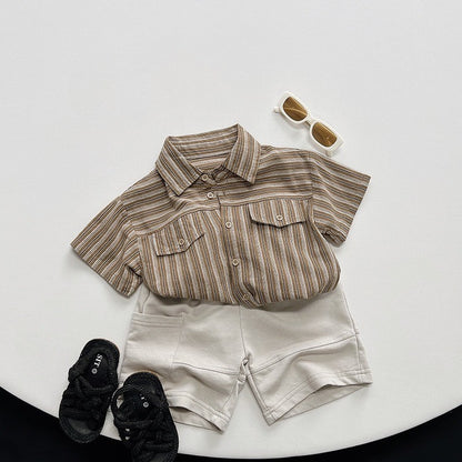 1-5thn | Kemeja Korea Formal Kaos Oversize Anak Laki-laki Pakaian Bayi MYTT catalog TN