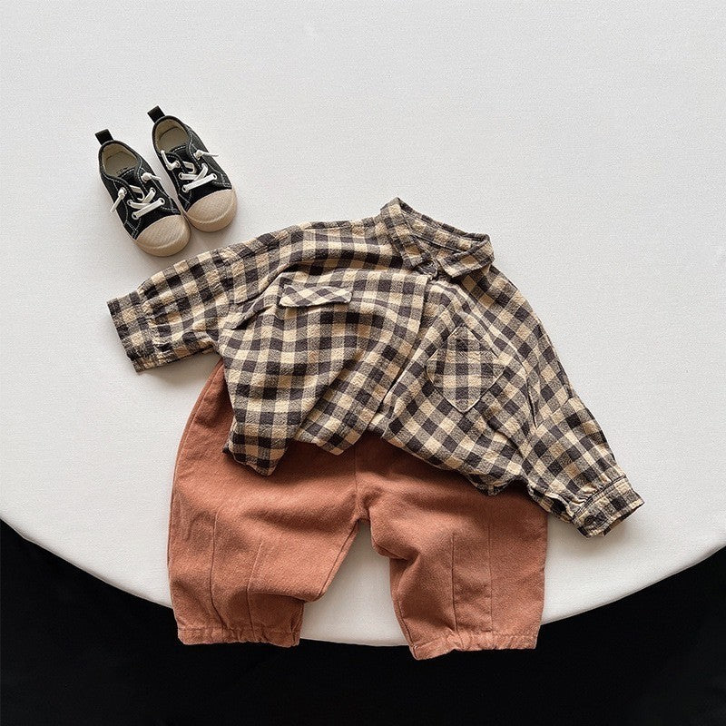 1-5thn | Kemeja Korea Formal Kaos Oversize Anak Laki-laki Pakaian Bayi MYTT catalog TM