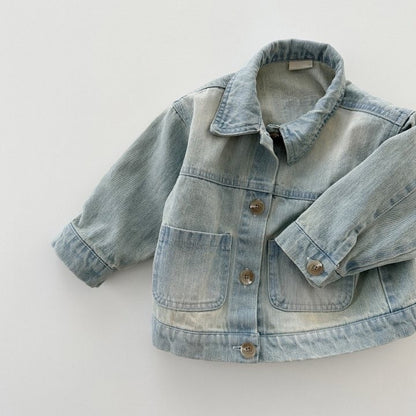 1-5 thn | Jaket Denim Jeans Anak Coat Cargo Jalan Formal Bayi Catalog ZHBB Bi