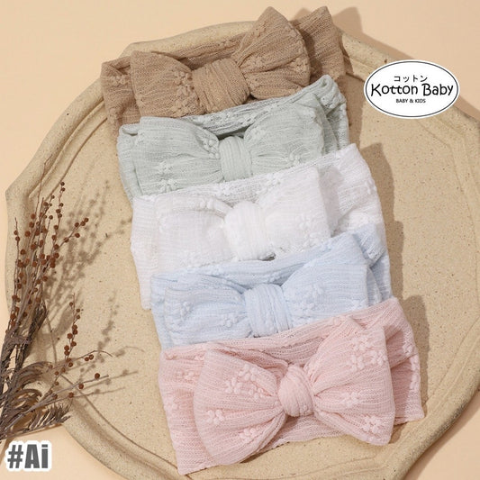 (Big Bow) Bandana bayi headband jumbo premium import pita anak perempuan catalog jbay JBAY Ai