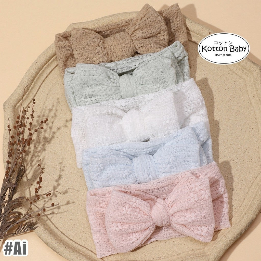 (Big Bow) Bandana bayi headband jumbo premium import pita anak perempuan catalog jbay JBAY Ai