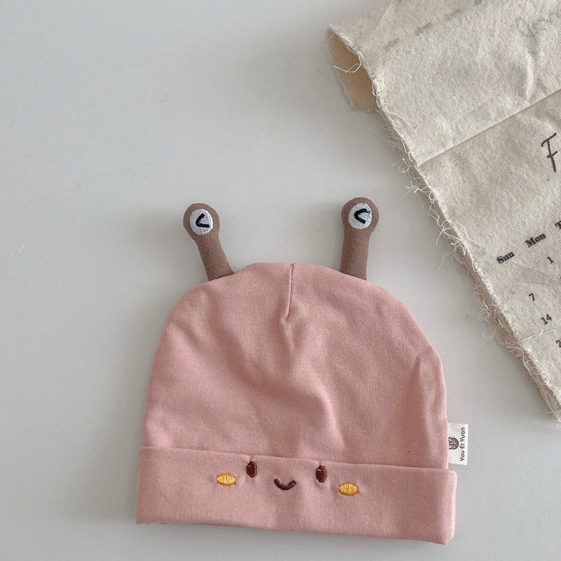 0-3 thn || Topi Bayi Newborn Anak Polos Kupluk Karakter Lucu Emen Anak Impor Catalog OIMG ODX