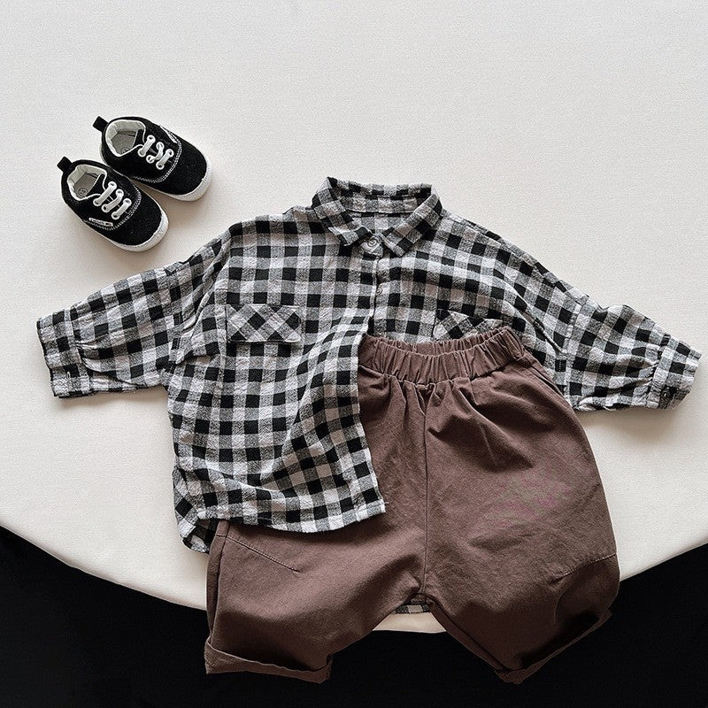 1-5thn | Kemeja Korea Formal Kaos Oversize Anak Laki-laki Pakaian Bayi MYTT catalog TM