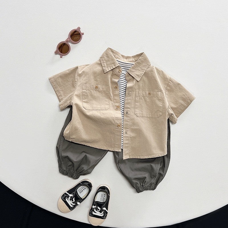 1-5thn | Kemeja Korea Formal Kaos Oversize Anak Laki-laki Pakaian Bayi MYTT catalog TK