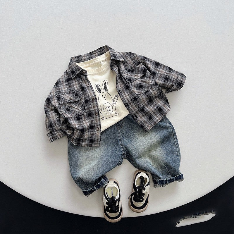1-5thn | Kemeja Korea Formal Kaos Oversize Anak Laki-laki Pakaian Bayi MYTT catalog TO