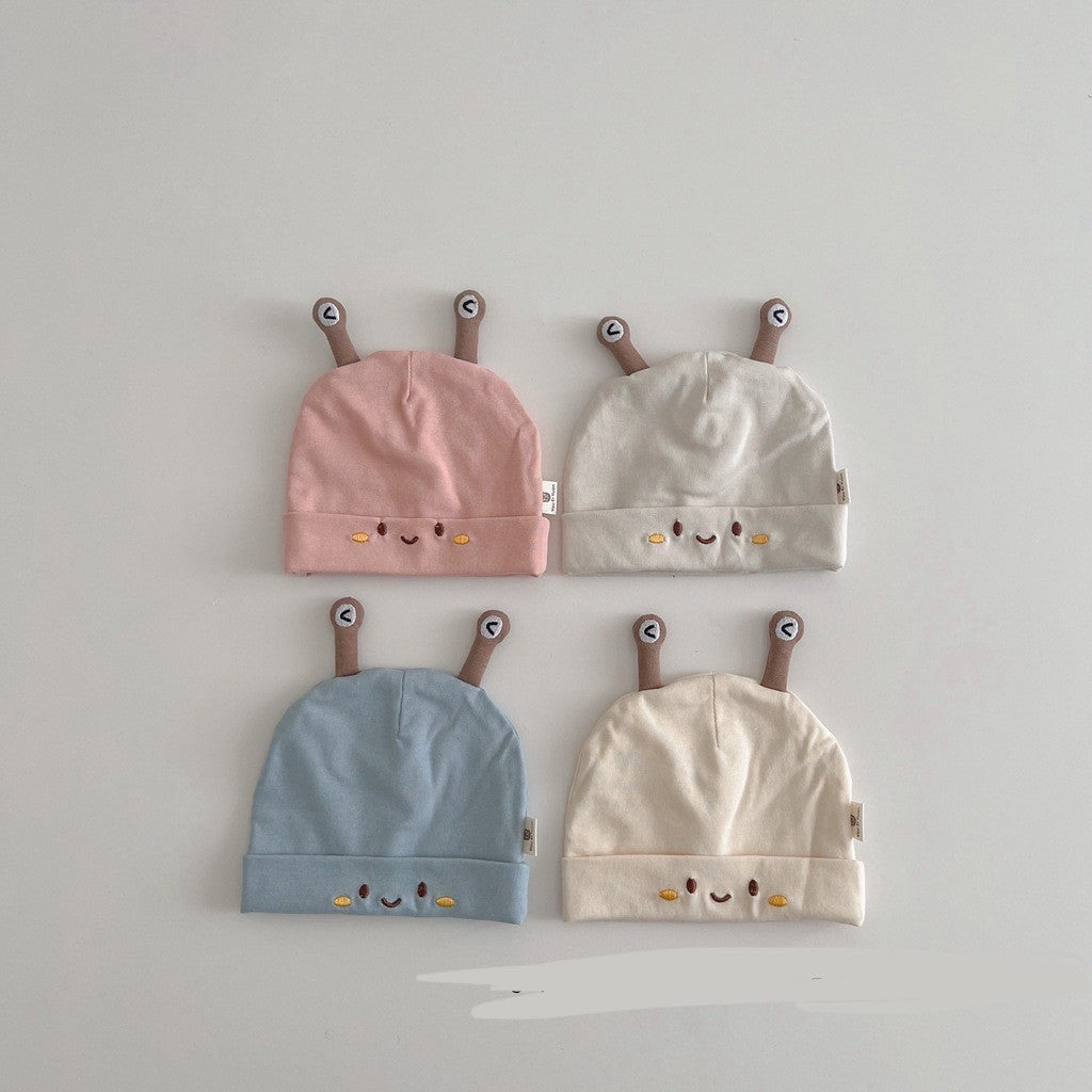 0-3 thn || Topi Bayi Newborn Anak Polos Kupluk Karakter Lucu Emen Anak Impor Catalog OIMG ODX