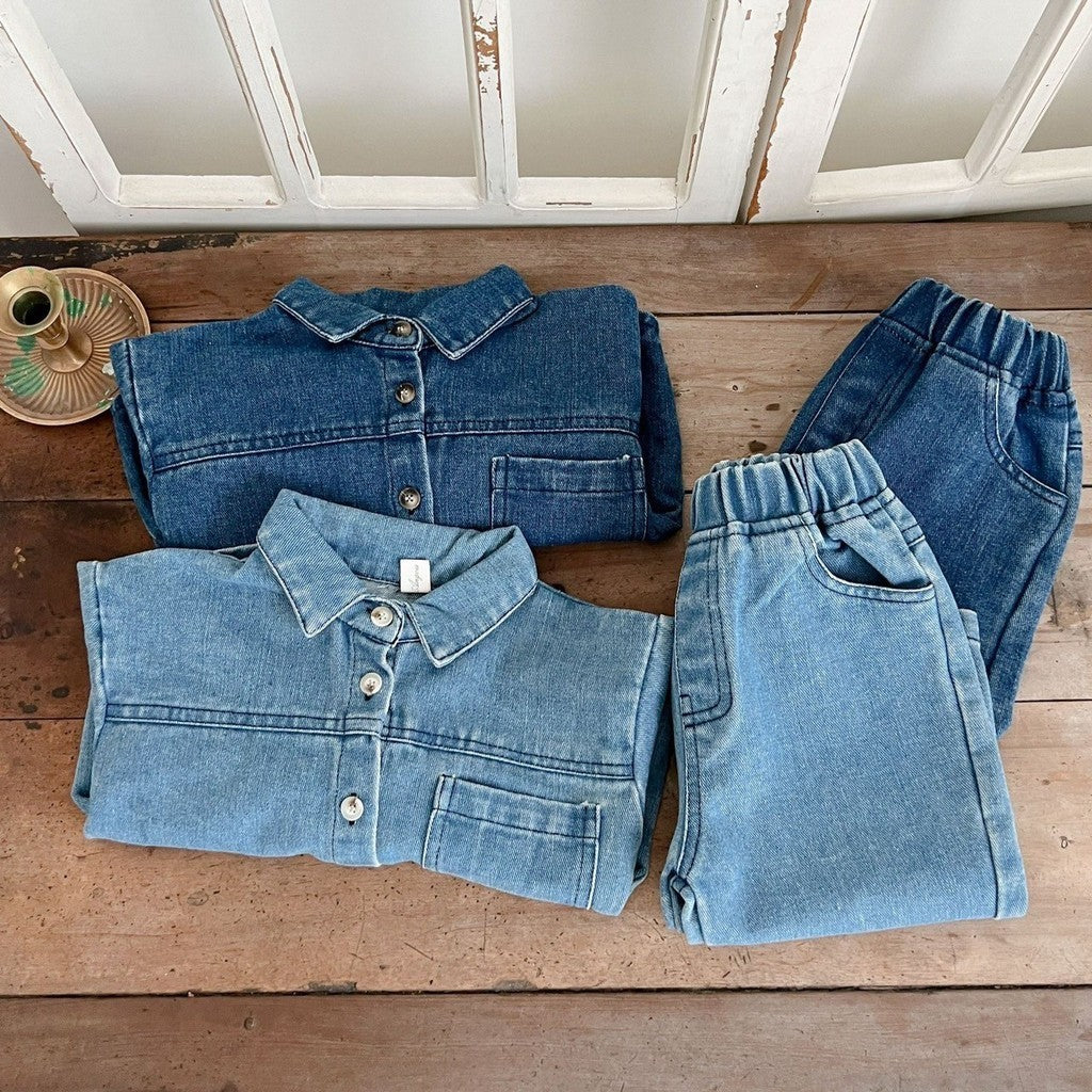 1-4 thn || SETELAN BAJU + CELANA PANJANG (1 set) UNISEX JALAN CASUAL CATALOG ZHBB BE