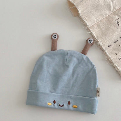 0-3 thn || Topi Bayi Newborn Anak Polos Kupluk Karakter Lucu Emen Anak Impor Catalog OIMG ODX