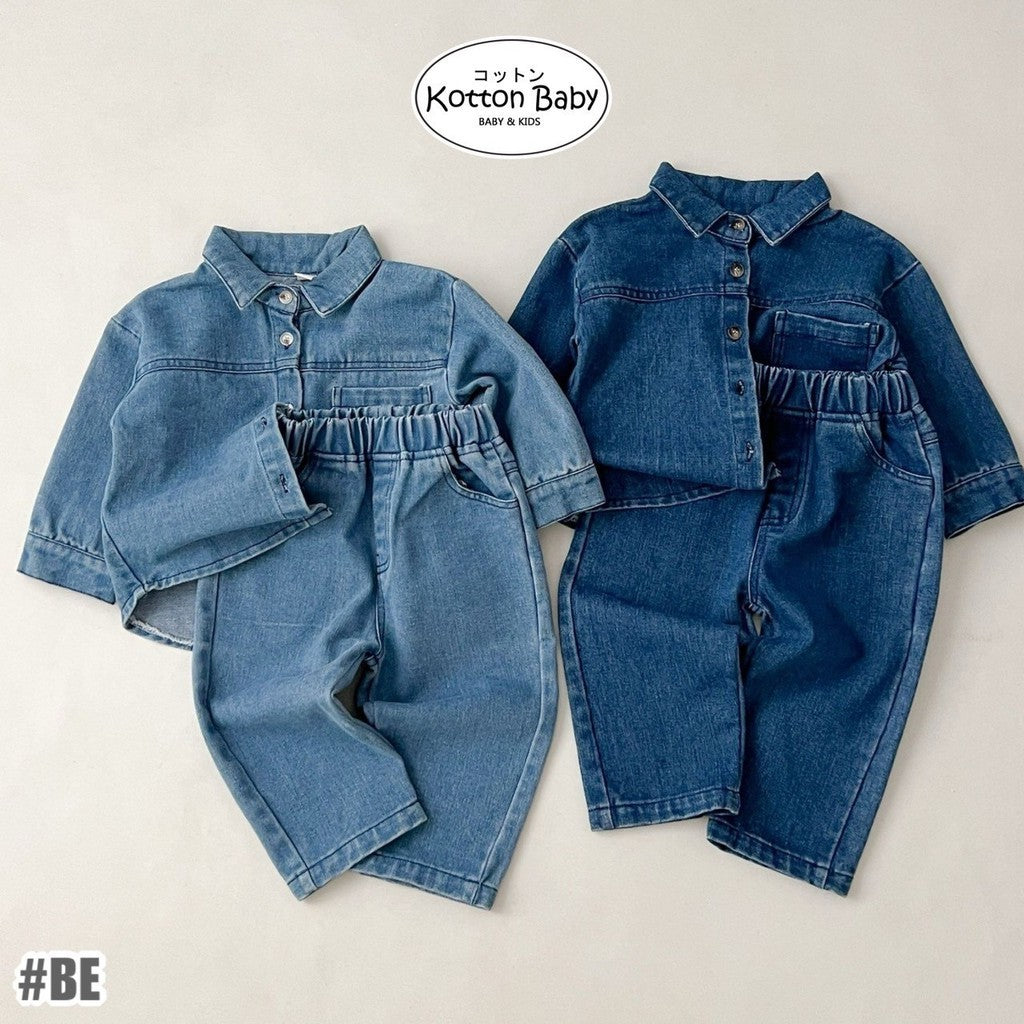 1-4 thn || SETELAN BAJU + CELANA PANJANG (1 set) UNISEX JALAN CASUAL CATALOG ZHBB BE