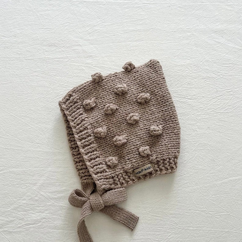 0-3 thn || Topi Bonnet Bayi Newborn Rajut Anak Emen Anak Impor Catalog OIMG OED