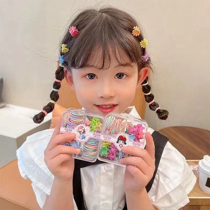 (1BOX)Set Ikat rambut &jepitan |jepitan Karet Rambut |bayi anak import aksesoris catalog JYRF FT new