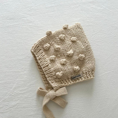 0-3 thn || Topi Bonnet Bayi Newborn Rajut Anak Emen Anak Impor Catalog OIMG OED