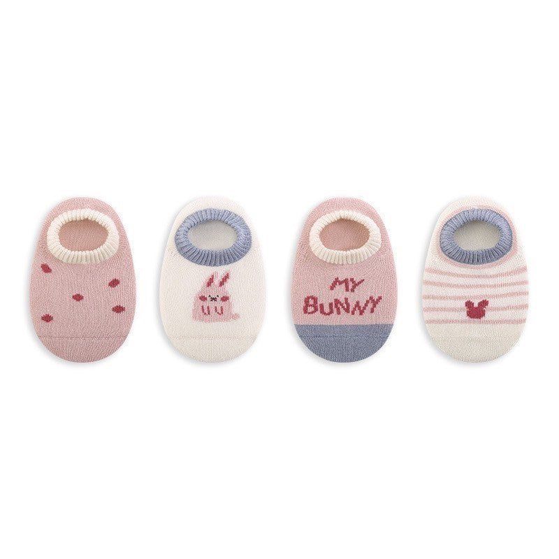 [4 PSG] 0-3 thn |  KAOS KAKI RIBBON BAYI ANAK IMPOR NEWBORN SOCKS LUCU KARAKTER KARTUN Catalog NMBB FAA