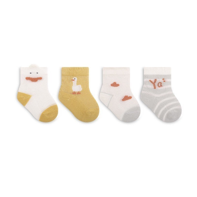 [4 PSG] 0-3 thn | KAOS KAKI BAYI ANAK LOW TOE  NEWBORN SOCKS LUCU KARAKTER KARTUN Catalog NMBB FY