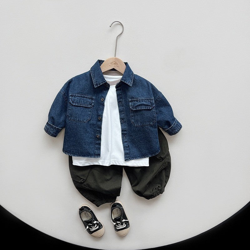 1-5thn | Kemeja Korea Formal Kaos Oversize Anak Laki-laki Pakaian Bayi MYTT catalog TS