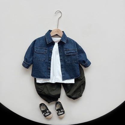 1-5thn | Kemeja Korea Formal Kaos Oversize Anak Laki-laki Pakaian Bayi MYTT catalog TS