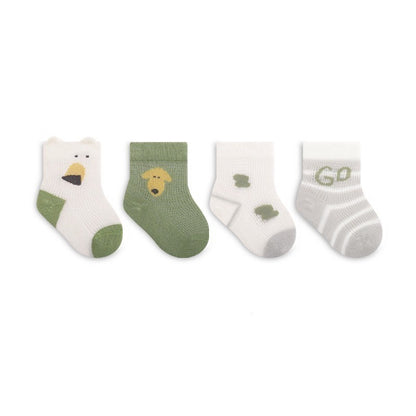 [4 PSG] 0-3 thn | KAOS KAKI BAYI ANAK LOW TOE  NEWBORN SOCKS LUCU KARAKTER KARTUN Catalog NMBB FY