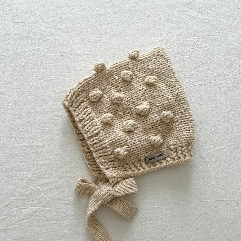 0-3 thn || Topi Bonnet Bayi Newborn Rajut Anak Emen Anak Impor Catalog OIMG OED