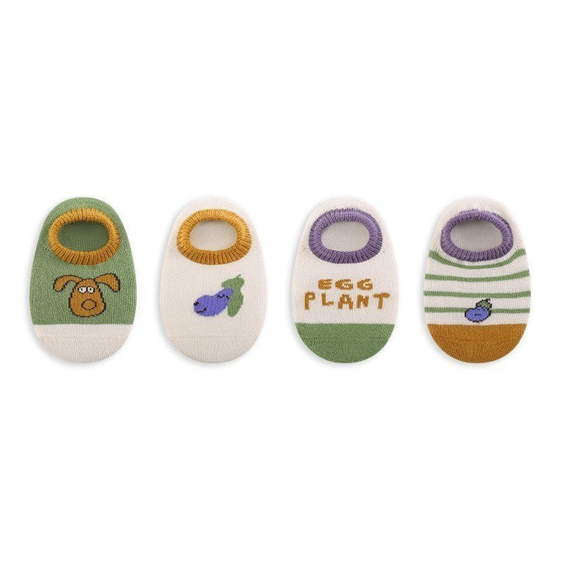 [4 PSG] 0-3 thn |  KAOS KAKI RIBBON BAYI ANAK IMPOR NEWBORN SOCKS LUCU KARAKTER KARTUN Catalog NMBB FAA