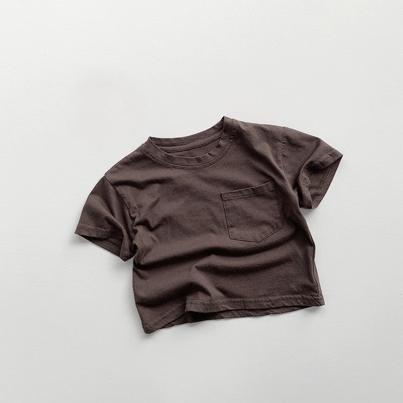 1-5thn | Tshirt Kaos Korea Basic Lengan Pendek Anak Laki-laki Pakaian Bayi MYTT catalog TV