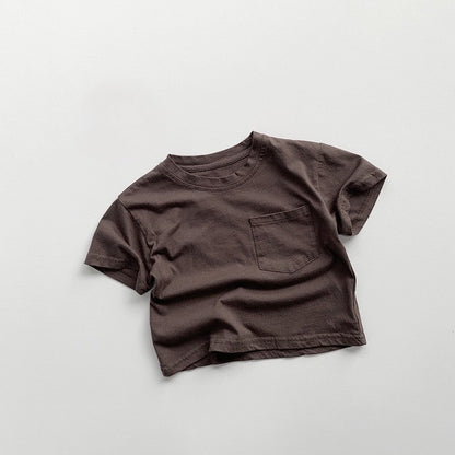 1-5thn | Tshirt Kaos Korea Basic Lengan Pendek Anak Laki-laki Pakaian Bayi MYTT catalog TV