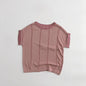 1-5thn | Tshirt Kaos Korea Basic Lengan Pendek Anak Unisex Pakaian Bayi MTQN catalog QJ