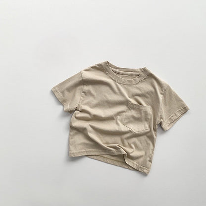 1-5thn | Tshirt Kaos Korea Basic Lengan Pendek Anak Laki-laki Pakaian Bayi MYTT catalog TV