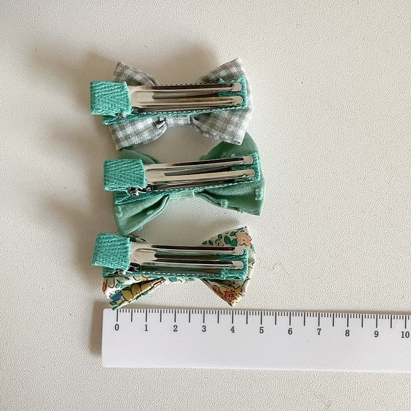 (isi 3pcs) Set Jepitan rambut | Pita Rambut | bayi anak bunga import perempuan aksesoris catalog WGEP PJ