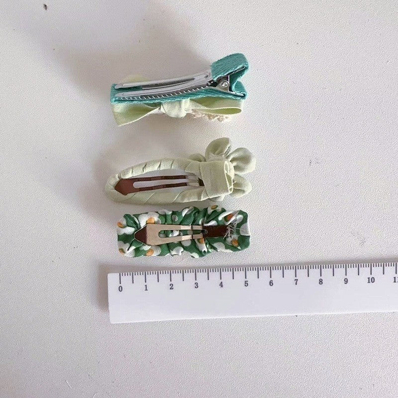 (isi 3pcs) Set Jepitan rambut | Pita Rambut | bayi anak bunga import perempuan aksesoris catalog WGEP PK