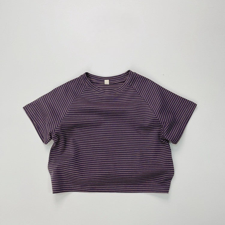 1-5thn | Tshirt Kaos Korea Basic Lengan Pendek Anak unisex Pakaian Bayi KQHZ catalog KAM