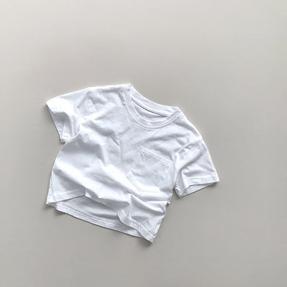 1-5thn | Tshirt Kaos Korea Basic Lengan Pendek Anak Laki-laki Pakaian Bayi MYTT catalog TV