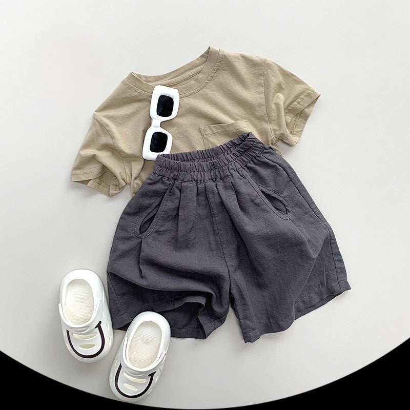 1-5thn | Tshirt Kaos Korea Basic Lengan Pendek Anak Laki-laki Pakaian Bayi MYTT catalog TV