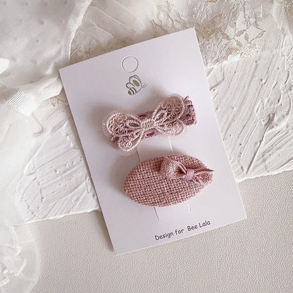 (isi 2/3pcs) Set Jepitan rambut | Ikat Rambut | bayi anak import perempuan aksesoris catalog WGEP PM