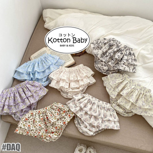 0-2thn | ROK PENDEK KARET CASUAL BAWAHAN ANAK PEREMPUAN catalog DDWJ DAQ