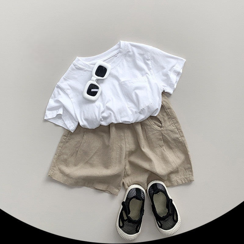 1-5thn | Tshirt Kaos Korea Basic Lengan Pendek Anak Laki-laki Pakaian Bayi MYTT catalog TV