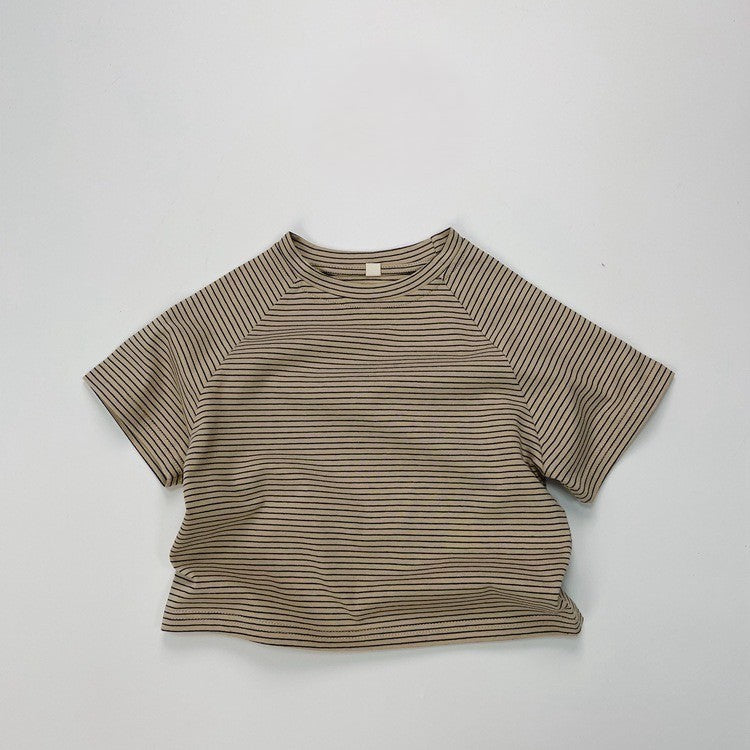 1-5thn | Tshirt Kaos Korea Basic Lengan Pendek Anak unisex Pakaian Bayi KQHZ catalog KAM