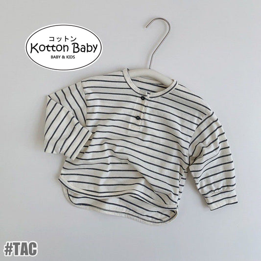 1-5thn | Tshirt Kaos Korea Basic Lengan Panjang Oblong Unisex Pakaian Bayi MYTT catalog TAC