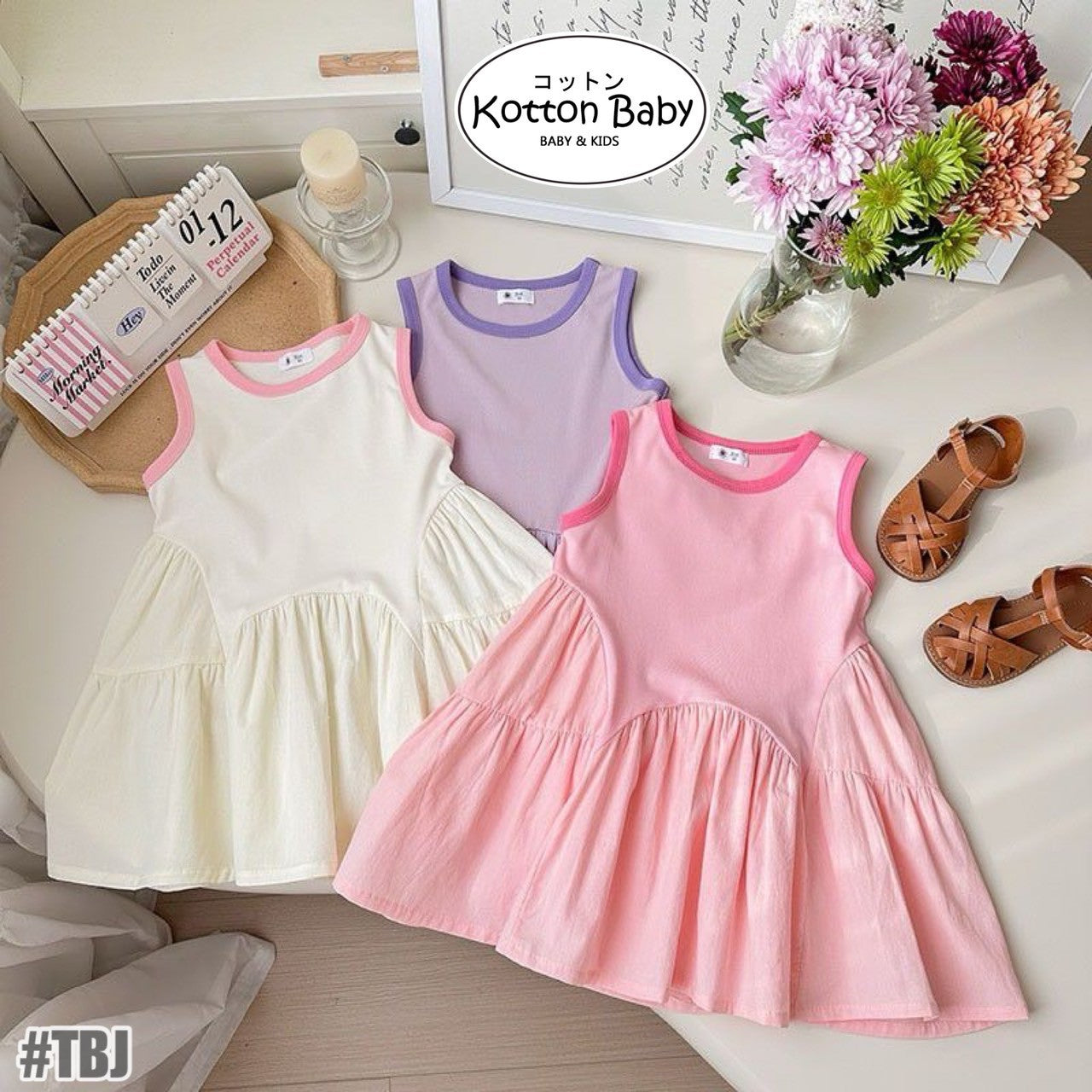 2-6 thn || DRESS ANAK [KUALITAS IMPOR] GAUN ELEGAN PESTA ANAK PEREMPUAN catalog NXTY TBJ